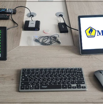 Мультимедийная система для зала совещаний Центра обслуживания клиентов УП «Мингаз»